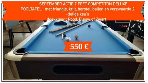 actie Pooltafel Snookertafel Voetbaltafel Arcade Jukebox nie, Sport en Fitness, Biljarten en Poolen, Pooltafel, Ophalen of Verzenden