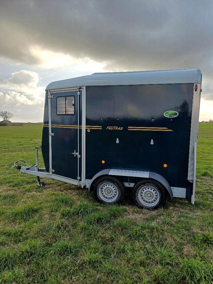 Fautras trailer/aanhangwagen te koop, Dieren en Toebehoren, Paarden en Pony's | Trailers en Aanhangwagens, Gebruikt, 2-paards trailer