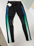 SIKSILK BURST knee low rise Denim - BLACK M W32 spijkerbroek, Ophalen of Verzenden, Nieuw, Zwart, W32 (confectie 46) of kleiner