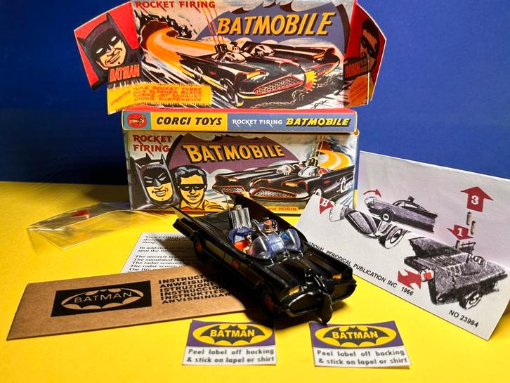 Corgi Toys Batmobile # 267 compleet, Hobby en Vrije tijd, Modelauto's | 1:43, Zo goed als nieuw, Corgi, Verzenden