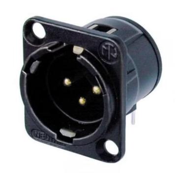 Neutrik NC3MD-H-B XLR chassisdeel 3p male beschikbaar voor biedingen