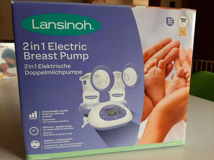 Lansinoh 2in1 Dubbele Elektrische Borstkolf, Kinderen en Baby's, Babyvoeding en Toebehoren, Zo goed als nieuw, Borstkolf, Ophalen