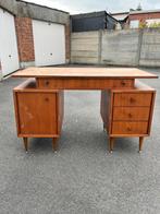 houten bureau jaren 70, Huis en Inrichting, Ophalen, Gebruikt, Bureau