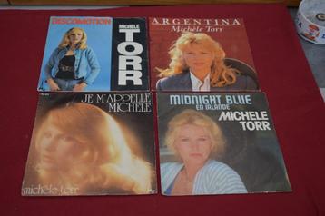 45t's van de franse chanteuse "Michele Torr beschikbaar voor biedingen