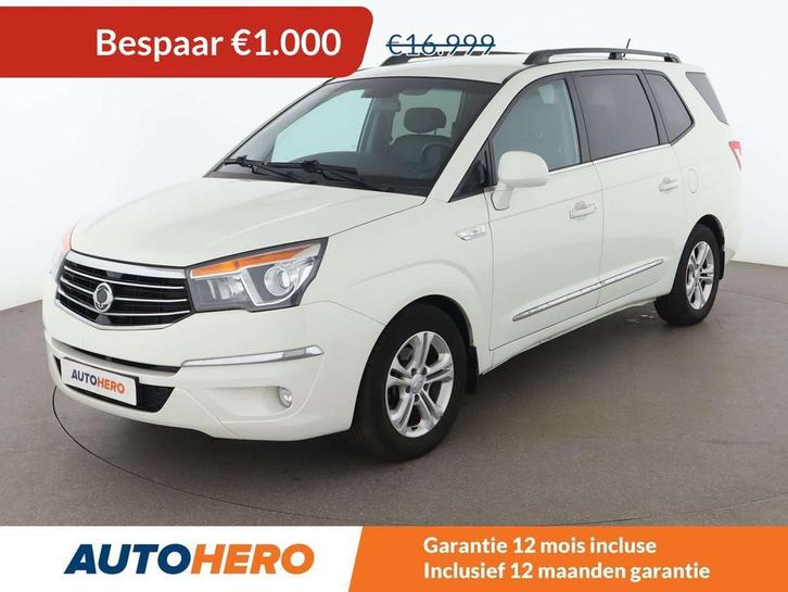 SsangYong Rodius 2.2 TD Quartz 2WD (bj 2017, automaat), Auto's, SsangYong, Te koop, Rodius, ABS, Achteruitrijcamera, Airbags, Airconditioning