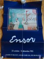 Origineel Affiche James Ensor Isy Brachot Galerie, Verzamelen, Verzenden, Gebruikt, A1 t/m A3, Reclame