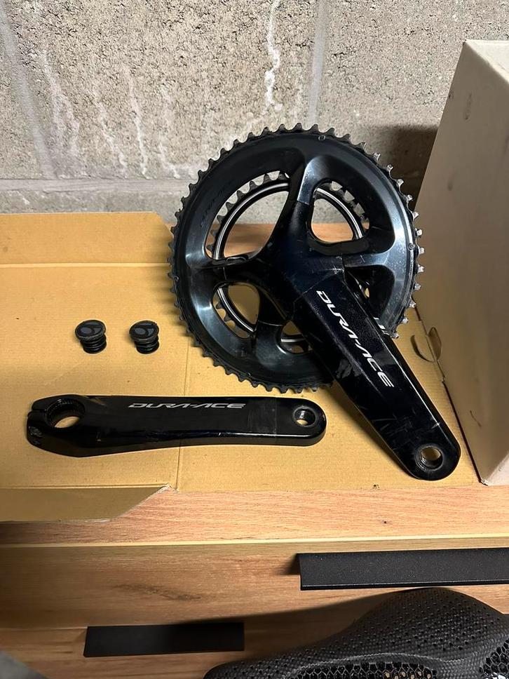 Shimano Dura Ace R9100 Crankset 50/34 - 172,5mm, Fietsen en Brommers, Fietsonderdelen, Gebruikt, Racefiets, Crankstel of Pedalen