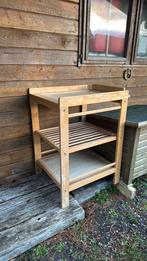 Houten commode, Tuin en Terras, Ophalen, Zo goed als nieuw, Hout