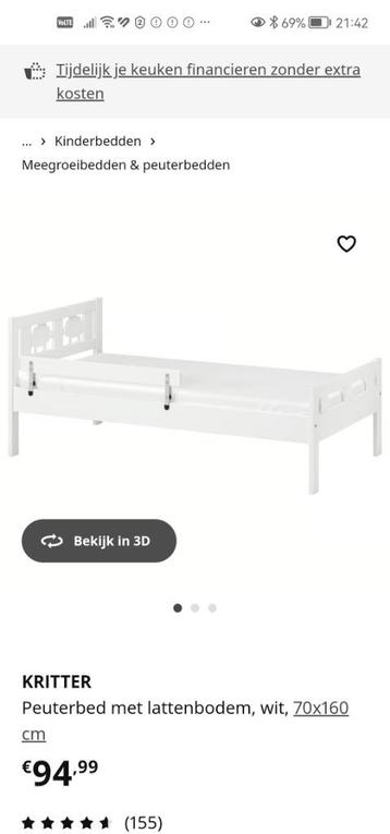 Kinderbed Kritter Ikea beschikbaar voor biedingen