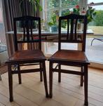 2 caféstoelen, vooroorlogs design (luterma), Huis en Inrichting, Ophalen