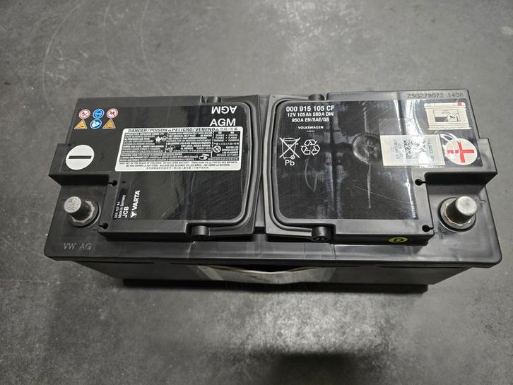 Volkswagen Audi 12V 105Ah 000915105CF AGM VARTA OEM-batterij, Auto-onderdelen, Accu's en Toebehoren, Audi, Porsche, Seat, Volkswagen
