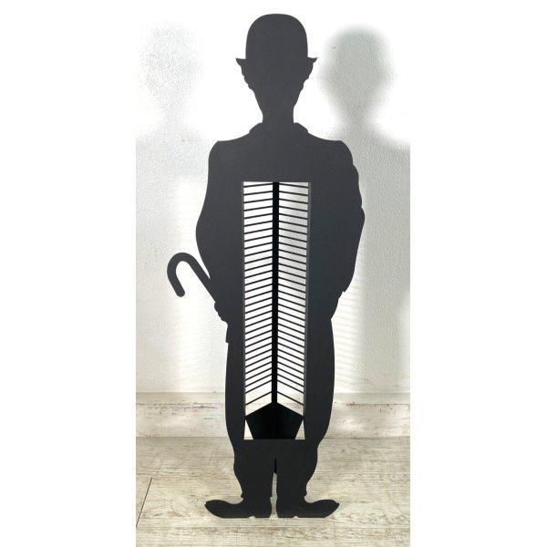 design cd houder in de vorm van charlie chaplin, Huis en Inrichting, Woonaccessoires | Cd- en Dvd-rekken, Zo goed als nieuw, Cd's