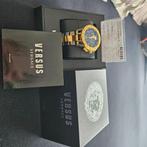 Horloge Versace, Handtassen en Accessoires, Polshorloge, Zo goed als nieuw, Goud, Goud