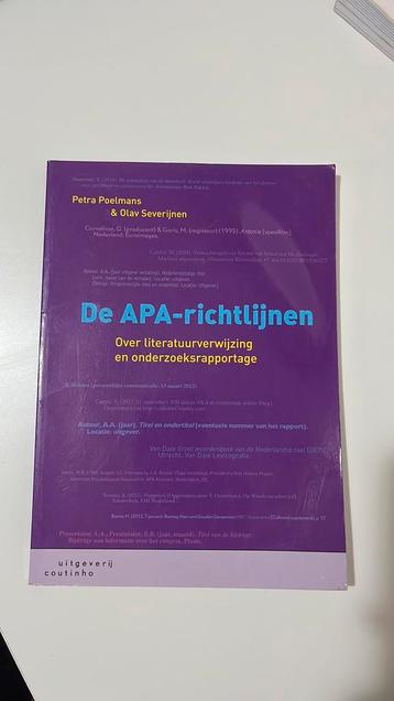 De APA-richtlijnen beschikbaar voor biedingen
