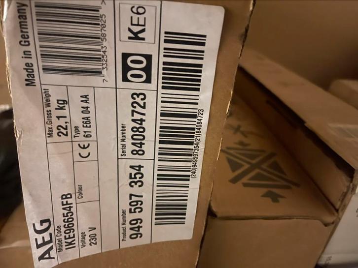 TAQUE DE CUISSON AEG IKE96654FB  VALEUR 950€, Elektronische apparatuur, Kookplaten, Nieuw, Inbouw, Inductie, Ophalen