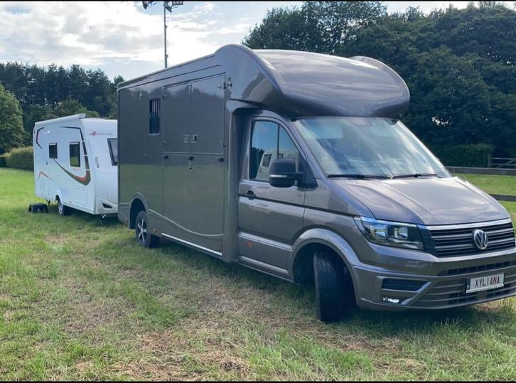 paardencamionette ATM VW Crafter, Dieren en Toebehoren, Paarden en Pony's | Trailers en Aanhangwagens, Gebruikt, 2-paards trailer