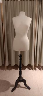 Vintage paspop op houten staander, faubourg, Antiek en Kunst, Ophalen