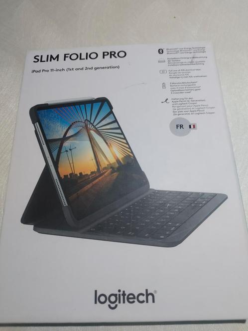 Logitech 920-009684 Slim Folio Pro, Computers en Software, Tablet-hoezen, Zo goed als nieuw, Ophalen of Verzenden