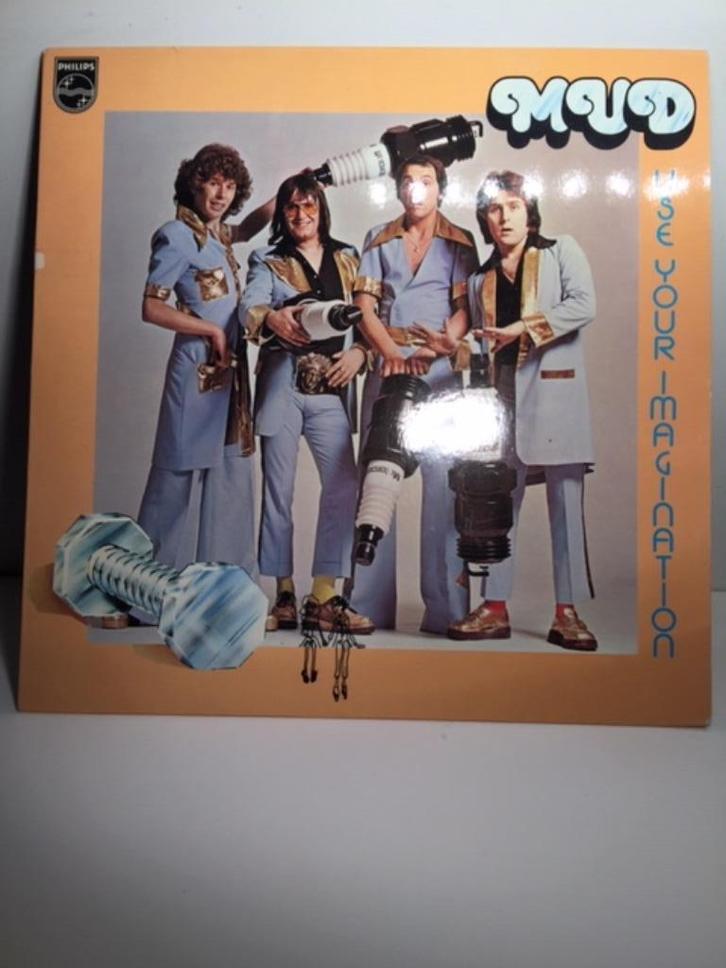 LP - Mud - Use Your Imagination ( Vinyl ), Cd's en Dvd's, Vinyl | Rock, Zo goed als nieuw, Poprock, 12 inch, Ophalen of Verzenden