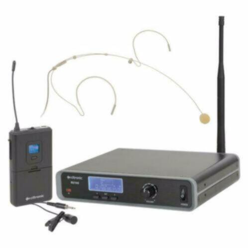 Citronic draadloze UHF headset en Opsteek microfoon, Muziek en Instrumenten, Microfoons, Nieuw, Overige typen, Draadloos, Ophalen of Verzenden
