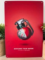 Tabasco metalen wandplaat, Ophalen of Verzenden, Nieuw, Reclamebord