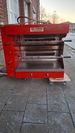 Kippenspit/spit/ kip aan het spit Alpina op gas en elektr, Enlèvement