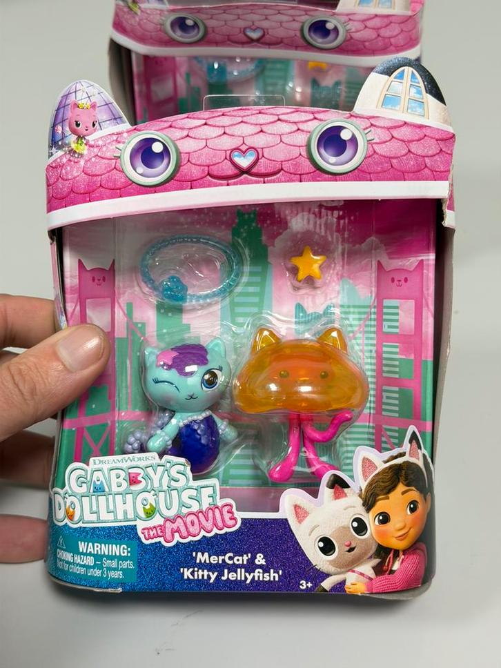 Gabby's Doll House Le film MerCat & Kitty Kwalletje NOUVEAU, Collections, Jouets miniatures, Neuf, Enlèvement ou Envoi