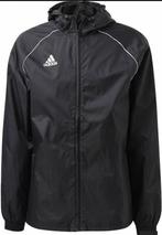 Adidas Core 18 regenjas, Ophalen, Zwart, Maat 56/58 (XL), Zo goed als nieuw