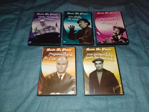 Te koop op DVD lot van 5 films Collection Louis De Funès, Cd's en Dvd's, Dvd's | Komedie, Zo goed als nieuw, Actiekomedie, Alle leeftijden