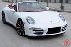 Porsche 911 Carrera 4S Sport Design Sport Chrono 50 Years, Auto's, Porsche, Automaat, Cabriolet, Wit, Leder