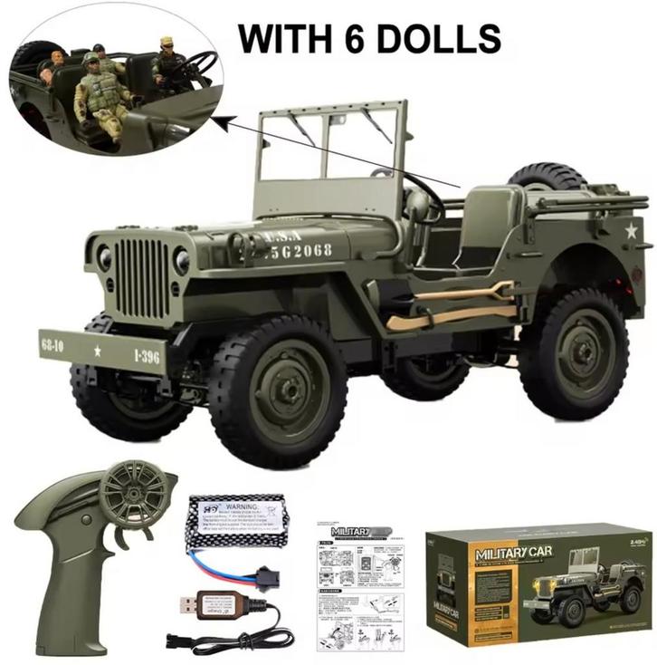 Jeep WILLYS 1/10, Hobby & Loisirs créatifs, Modélisme | Radiocommandé & Téléguidé | Voitures, Enlèvement