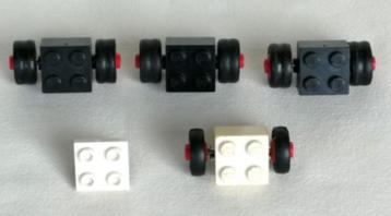 LEGO – (N4) SET OF WHEELS (LOOSE PARTS) 