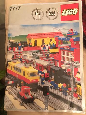 De originele vintage Lego trein 7777