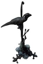 bronzen zakhorlogehouder. met kikkers en vogel, Enlèvement ou Envoi