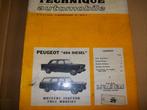 revue technique peugeot 404 diesel de 1960-1970, Peugeot, Utilisé, Enlèvement ou Envoi, RTA