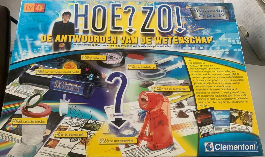Hoe? Zo! Denkspel wetenschap, Ophalen, Nieuw