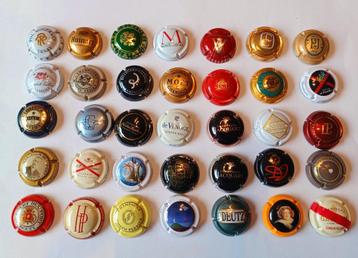 Champagnecapsules lotje van 35 stuks beschikbaar voor biedingen