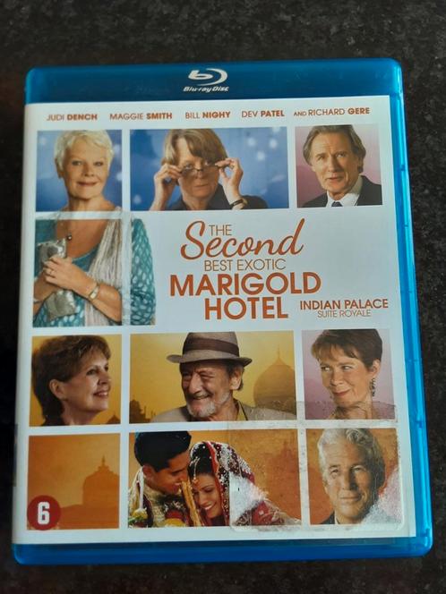 The second best exotic Marigold Hotel blu ray NL FR, Cd's en Dvd's, Blu-ray, Zo goed als nieuw, Drama, Ophalen of Verzenden