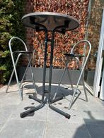 Bartafel met 2 barstoelen, Huis en Inrichting, Ophalen, Gebruikt
