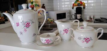 Koffieservies voor 12 personen, compleet, 29 stuks totaal