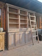 Teak boekenkast/bibliotheekkast, Ophalen of Verzenden, Zo goed als nieuw