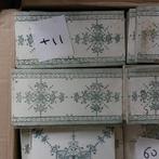 Set van 11 antieke tegels / eind 19e eeuw / Fries / 7,5x15mm, Ophalen, Gebruikt, Minder dan 20 cm, Minder dan 20 cm