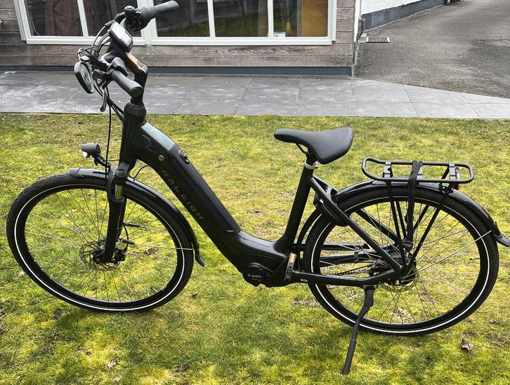 E-Bike Raleigh E 500Wh riemaandrijving, Vélos & Vélomoteurs, Vélos électriques, Comme neuf, Autres marques, 47 à 51 cm, 50 km par batterie ou plus