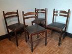 4 stoelen in gebruikte staat.  25 euro voor de 4., Huis en Inrichting, Stoelen, Ophalen, Gebruikt