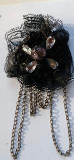 Épinglette décorative noire, Enlèvement ou Envoi, Noir