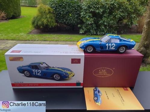CMC 1/18 1964 Ferrari 250 GTO Targa Florio Norinder/Troiberg, Hobby en Vrije tijd, Modelauto's | 1:18, Nieuw, Ophalen of Verzenden