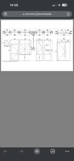 Pvc ramen en deuren, Kunststof, Gebruikt, Raamkozijn, 150 tot 225 cm