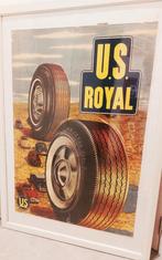 oude Affiche US ROYAL Banden 1959, Verzamelen, Ophalen of Verzenden