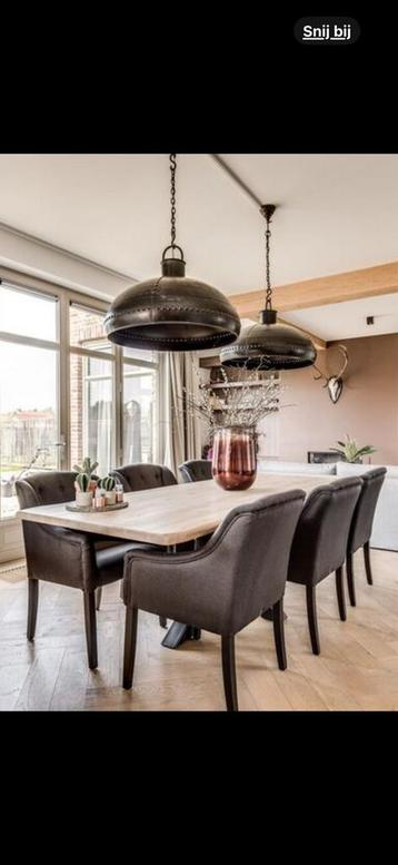 2x Hanglampen iron medium - antraciet - industrieel beschikbaar voor biedingen