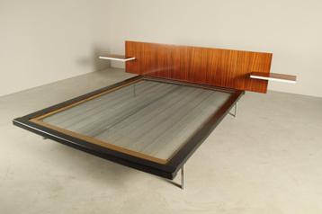 Vintage Bed by Alfred Hendrickx for Belform, Belgium 1960s beschikbaar voor biedingen